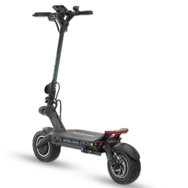 Trottinette électrique Dualtron Thunder noire avec double moteur, pneus larges et suspension renforcée